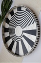 Abstract tray in black