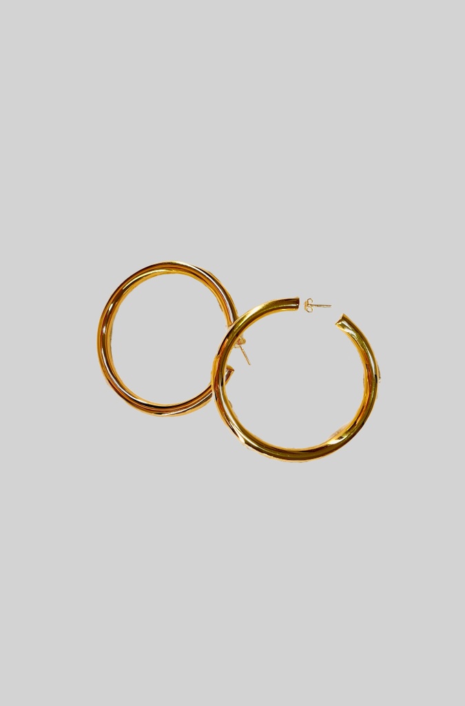 Golden Large Hoops