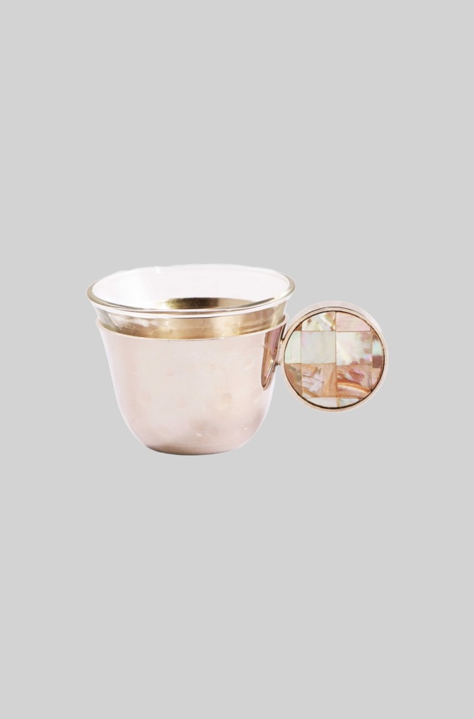 Arabic Coffee Cups with Australian Marble Handle Set of 6