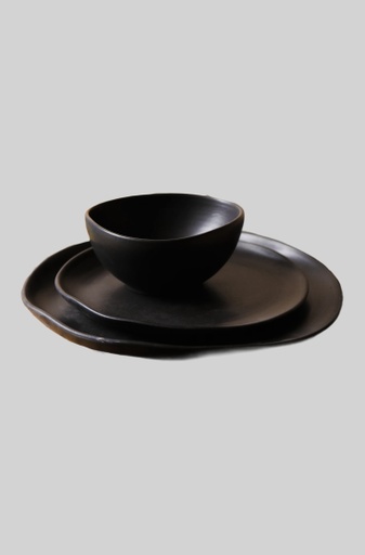 Black Irregular Dinnerware set