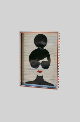 Smiling Lady Rectangular Tray